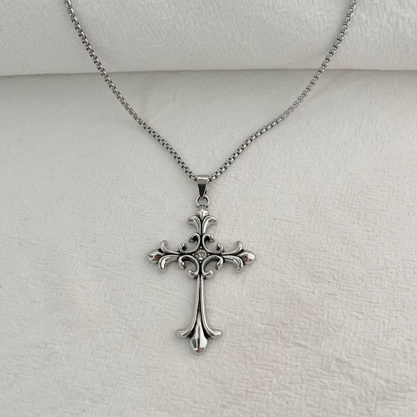 Gothic Cross Necklace: Each Purchase Directly Supports Communities In Need