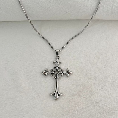 Gothic Cross Necklace: Each Purchase Directly Supports Communities In Need