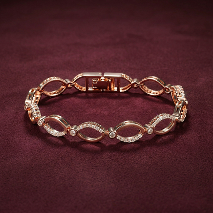 The Infinity Crystal Twist Bracelet: Each Purchase Directly Supports Communities In Need