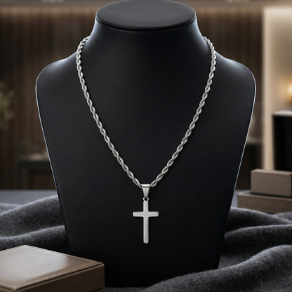 Flat Cross Necklace: Each Purchase Directly Supports Communities In Need