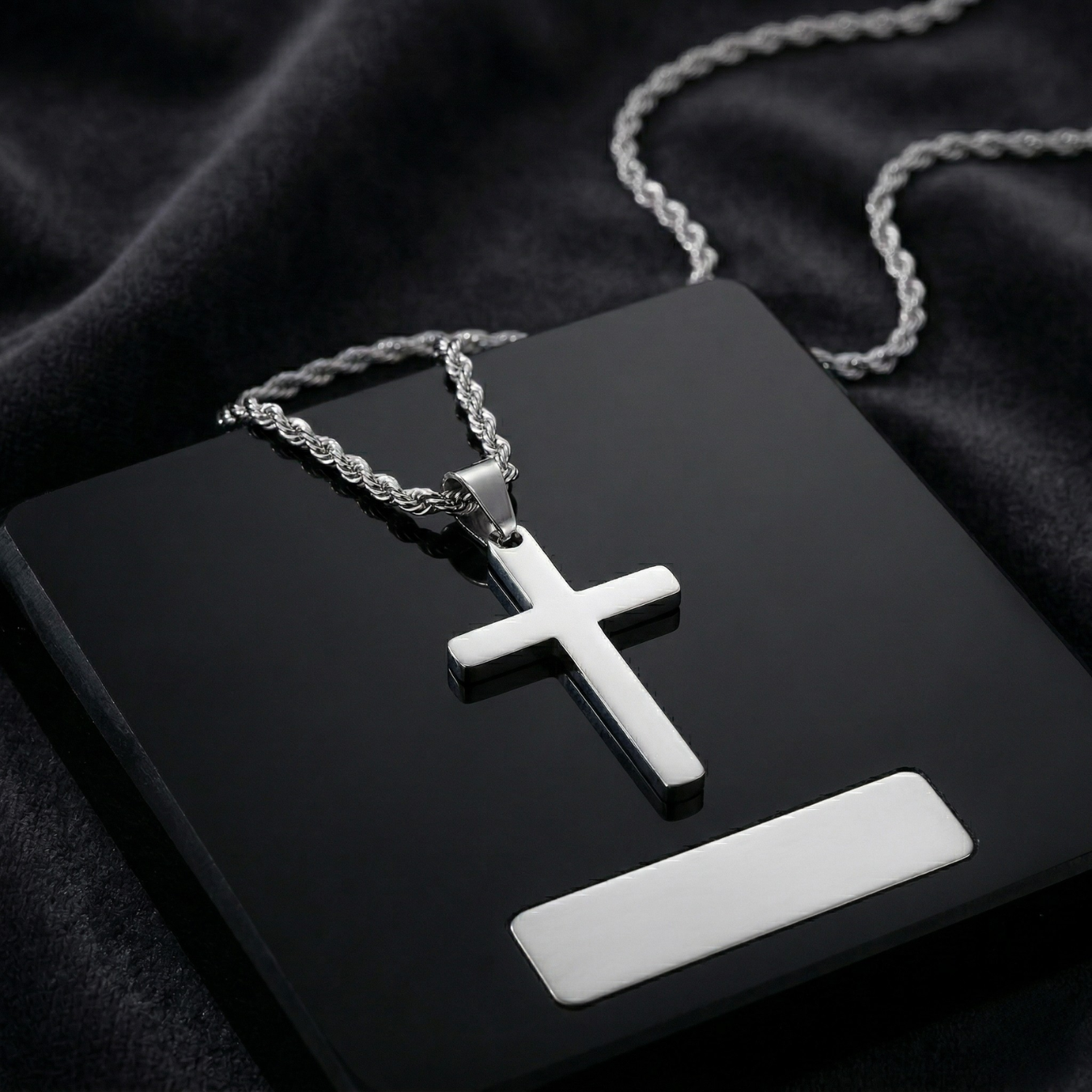 Flat Cross Necklace: Each Purchase Directly Supports Communities In Need