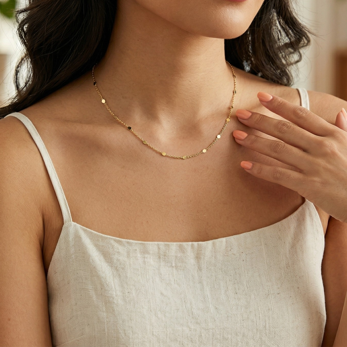 The Luna Drops Necklace: Each Purchase Directly Supports Communities In Need